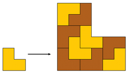 Rule Chair variant (9 tiles)