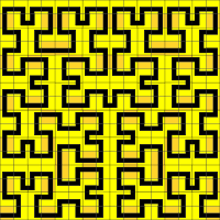 Preview Hilbert Curve Substitution Tiling