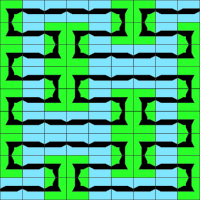 Preview Peano Curve Substitution Tiling