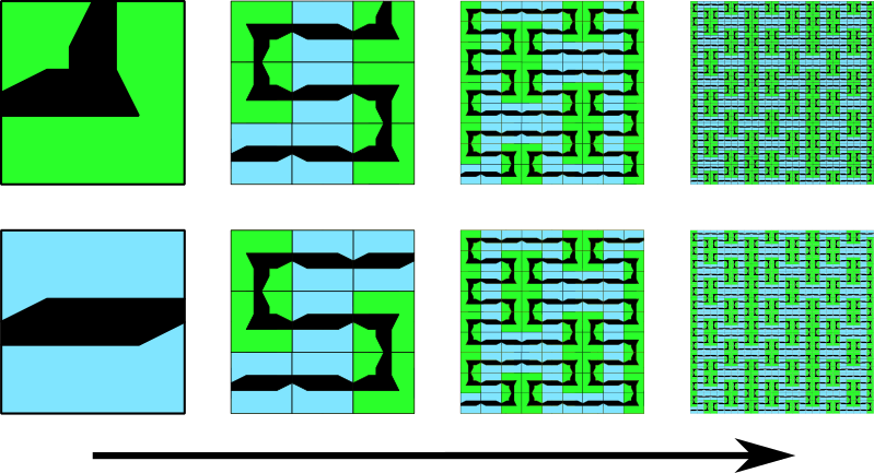 Tilings Encyclopedia Peano Curve Substitution Tiling
